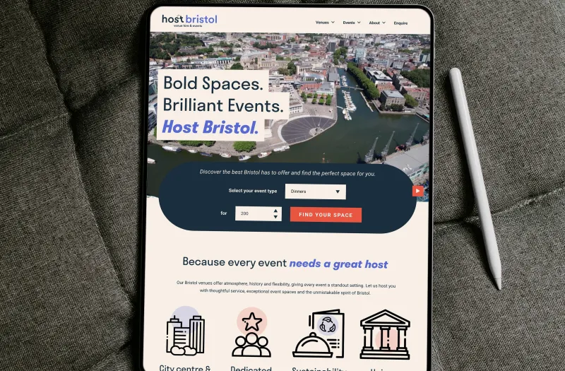 host bristol ipad mockup